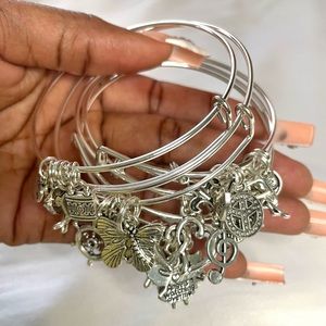 Silver bangles